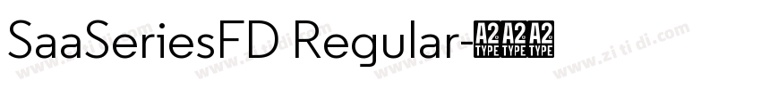 SaaSeriesFD Regular字体转换